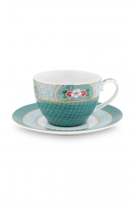 51.004.083 BLUSHING BIRDS BLUE CUP SAUCER 1980E280ml scaled